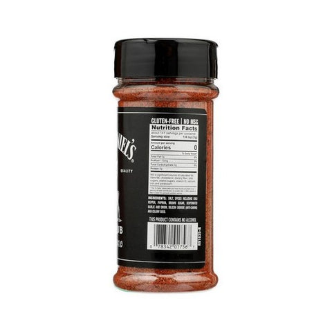Jack Daniels, Ssnng Rub Bbq Beef, 5 Oz(Case Of 6)