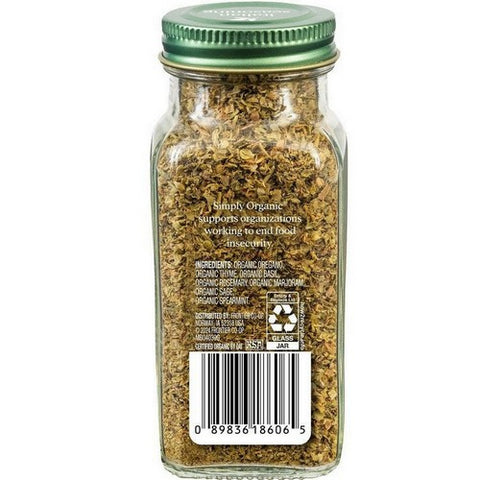 Simply Organic, Organic Italian Seasoning, 0.95 Oz(Case Of 6)