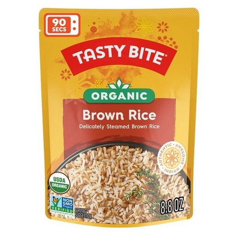 Tasty Bite, Organic Brown Rice And Lentils, Case of 6 X 8.8 Oz