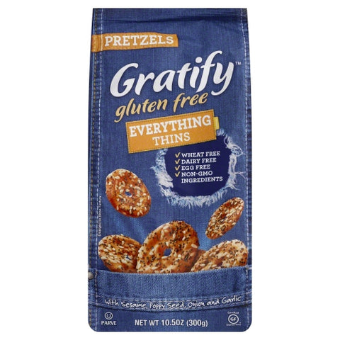 Gratify, Prtzl Evertyhing Thins Gf, 10.5 Oz(Case Of 6)