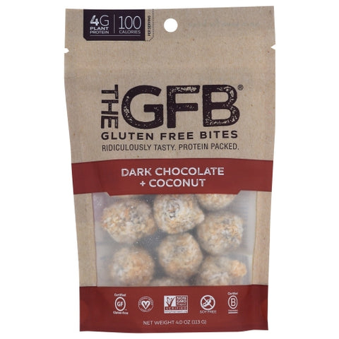 The Gfb, Bites Drk Choc Coconut, 4 Oz(Case Of 6)