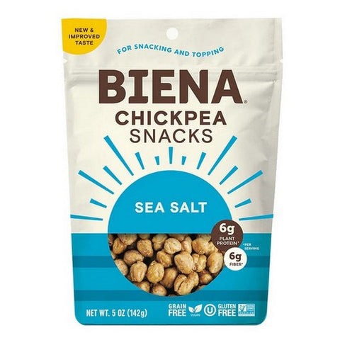 Biena, Biena Chickpeas Snacks Sea Salt, 5 Oz(Case Of 8)