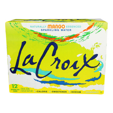 Wtr Spark Mango 12Pk 12Z Case of 2 X 144 Oz by La Croix