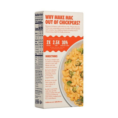 Banza, Mac And Cheddar Cheese Chickpea Pasta, 5.5 Oz(Case Of 6)