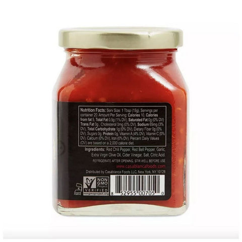 Mina, Harissa Spicy Moroccan Red Pepper Sauce, Case of 12 X 10 Oz