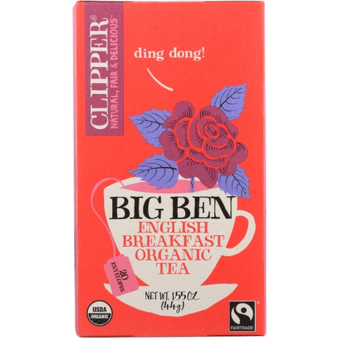Clipper, Tea Big Ben Black Org, 1.55 Oz(Case Of 6)