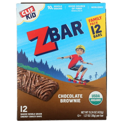 Clif Bar, Zbar Choc Brownie 12Pc, 15.24 Oz(Case Of 6)
