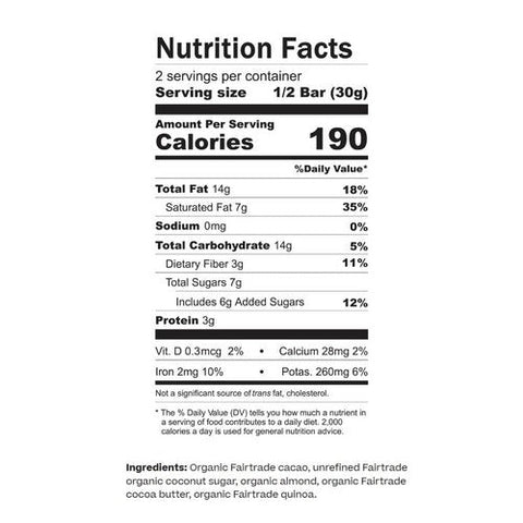Hu, Choc Almd Bttr W Quinoa, 2.1 Oz(Case Of 12) Hu