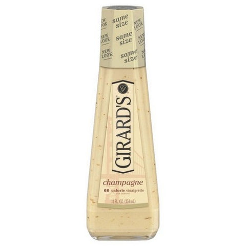 Girards, Drssng Champagne 60Cal, 12 Oz(Case Of 6)