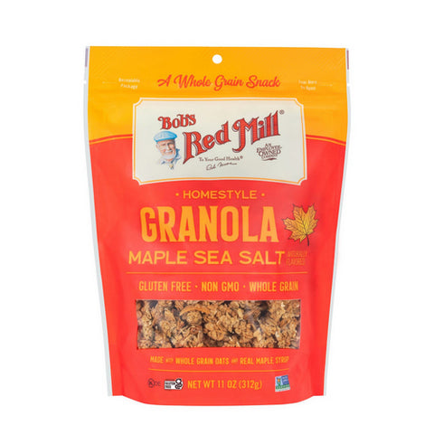 Bobs Red Mill, Homestyle Granola Maple Sea Salt, 11 Oz(Case Of 6)