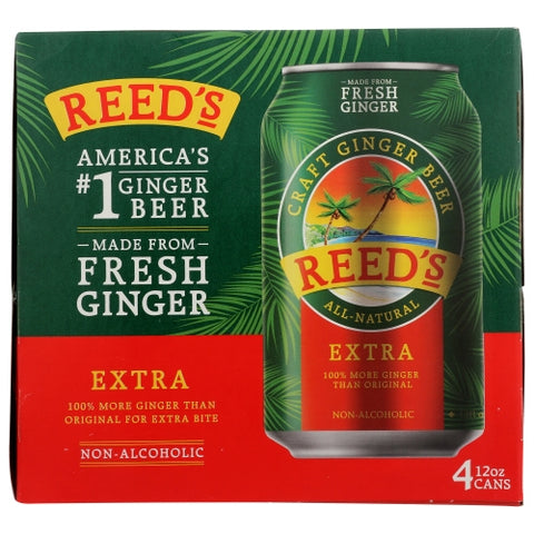 Soda 4Pk Gngr Beer Xtra Case of 6 X 48 Oz by Reeds