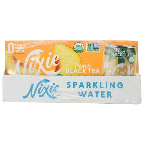 Water Sprk Peach Blk Tea Case of 3 X 96 Oz by Nixie
