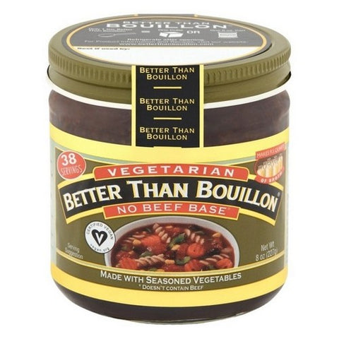 Better Than Bouillon, Vegetarian No Beef Vegan Base, Case of 6 X 8 Oz
