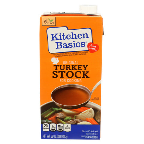 All Natural Turkey Stock Case of 12 X 32 Oz by Kitchen Basics
