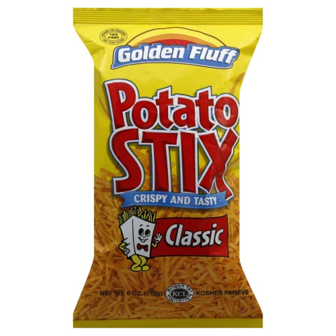 Golden Fluff, Potato Stx Lrg, 6 Oz(Case Of 12)