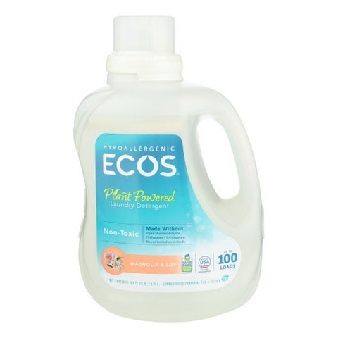 Earth Friendly, Laundry Ecos Magnolia & Lily, Case of 4 X 100 Oz