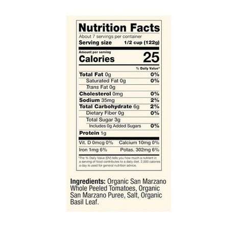 Cento, San Marzano Organic Whole Peeled Tomatoes, 28 Oz(Case Of 6)