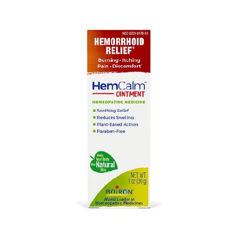 Boiron, HemCalm Ointment Hemorrhoid Relief, 1 Oz