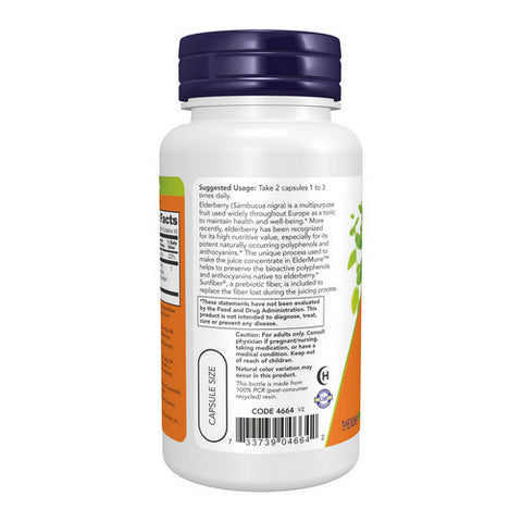 Now Foods, ElderMune, 90 Veg Caps