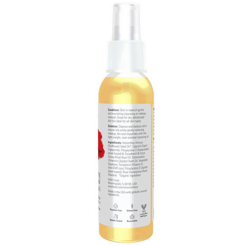 Now Foods, Soothing Rose Facial Cleansing Oil, 4 Oz