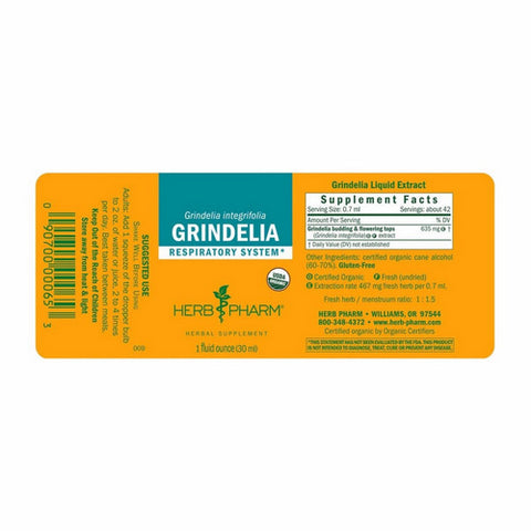 Herb Pharm, Grindelia, 1 Oz