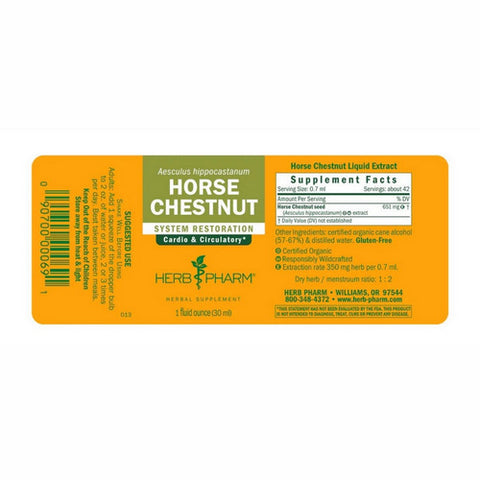 Herb Pharm, Horse Chestnut Extract, 1 Oz