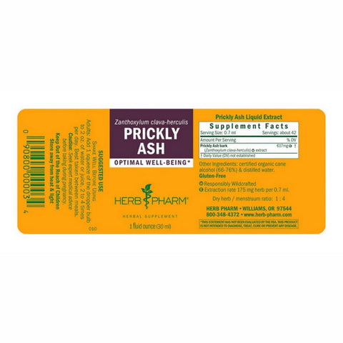 Herb Pharm, Prickly Ash, 1 oz