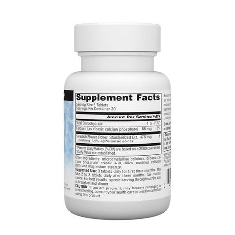 Source Naturals, Swedish Flower Pollen, 90 Tabs