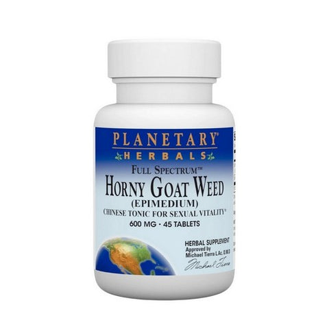 Full Spectrum Horny Goat Weed 45 Tabs by Planetary Herbals