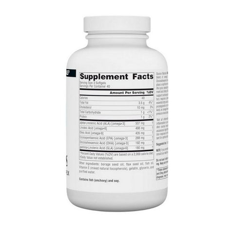 Source Naturals, Complete Essential Fatty Acids, 120 Softgel