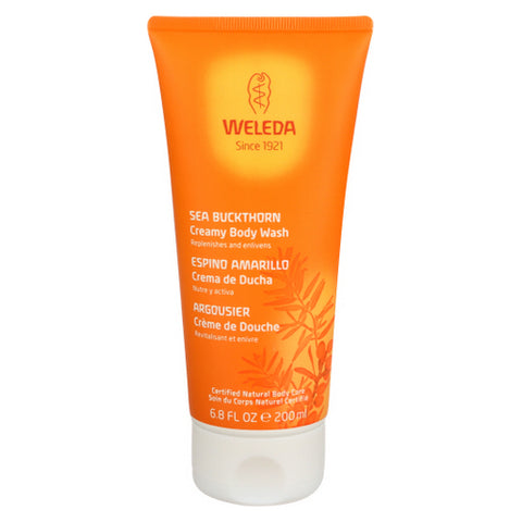 Weleda, Creamy Body Wash Sea Buckthorn, 6.8 Oz