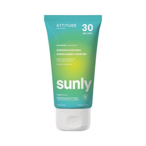 Attitude, Natural Care Mineral Sunscreen SPF 30, 5.2 Oz Attitude