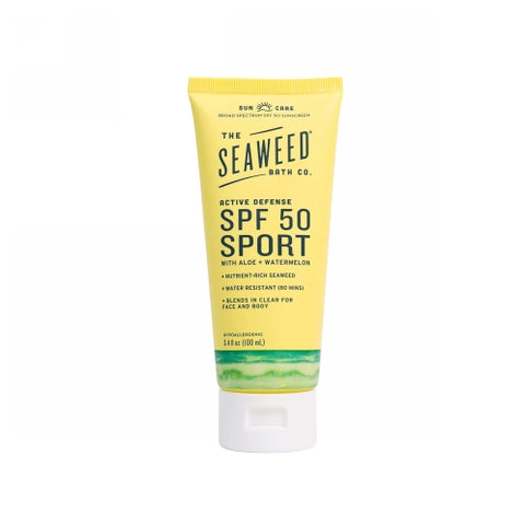 Sea Weed Bath Company, Active Defense SPF 50 Sport, 3.4 Oz