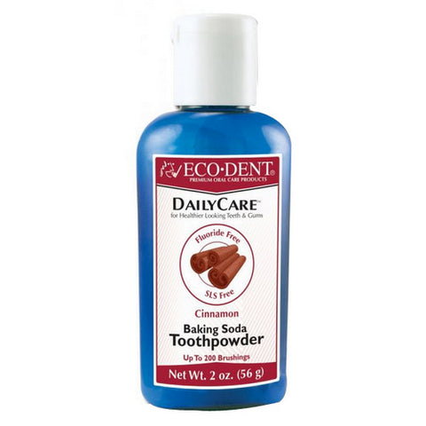 Eco-Dent, Daily Care Toothpowder, Cinnamon 2 Oz