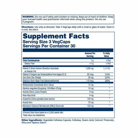 Solaray, Immufight Maximum Daily Defense, 90 Veg Caps