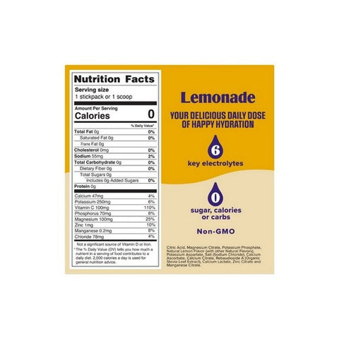 Ultima Replenisher, Electrolyte Drink Mix Canister Lemonade, 30 Servings