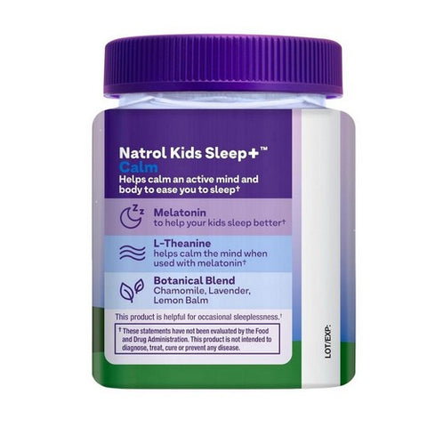 Natrol, Kids Sleep Plus Calm Strawberry, 60 Gummies