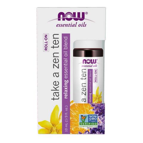 Now Foods, Essential Oils Take A Zen Ten Roll-on, 10 ml
