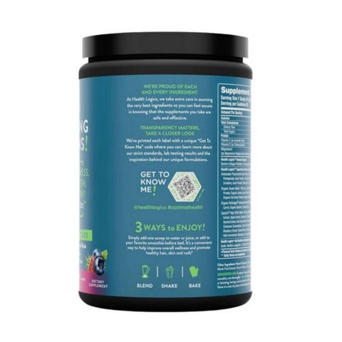 Health Logics, Glowing Greens, 285 Grams