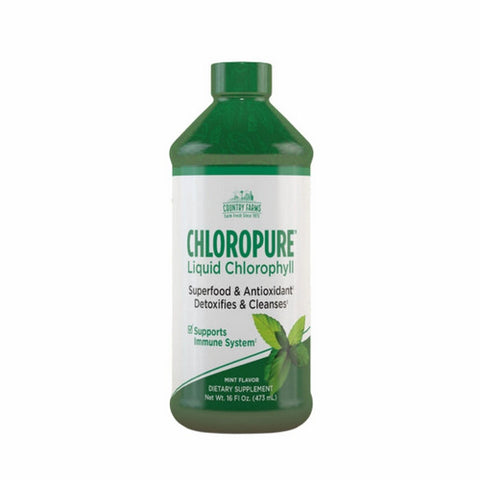 Country Farms, Chloropure Liquid Chlorophyll, 16 Oz