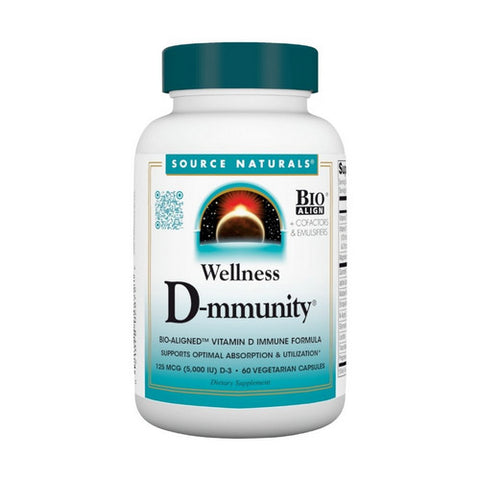 Source Naturals, Wellness D-mmunity, 60 VegCaps