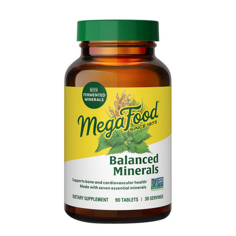MegaFood, Balanced Minerals, 90 Tabs