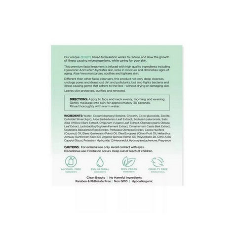 Fortify, Natural Germ Fighting Skincare Purifying And Renewing Facial Cleanser Unscented, 150 ML