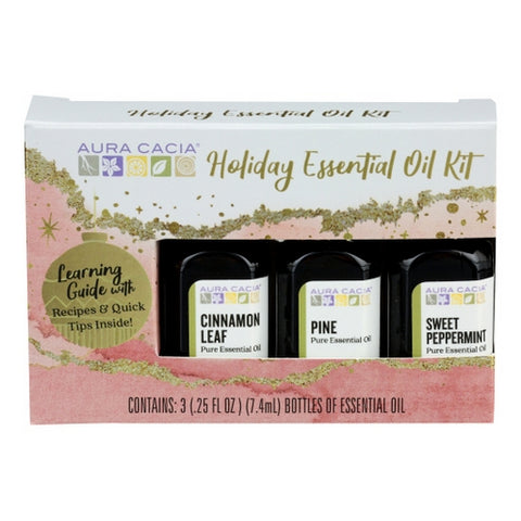 Aura Cacia, Holiday Oil Kit, 7.4 ml