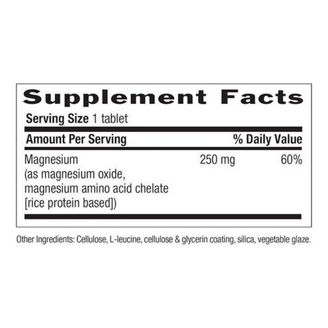 Country Life, Chelated Magnesium, 250mg, 240 Tabs