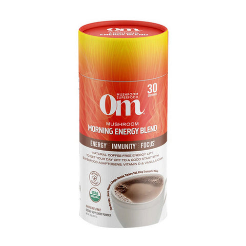 Om Mushrooms, Organic Mushroom Morning Energy Blend, 8.47 Oz