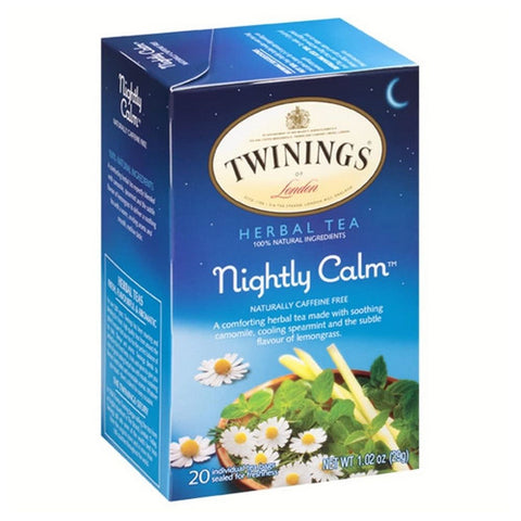 Twinings Tea, Nightly Calm Herbal Tea, 20 Bags
