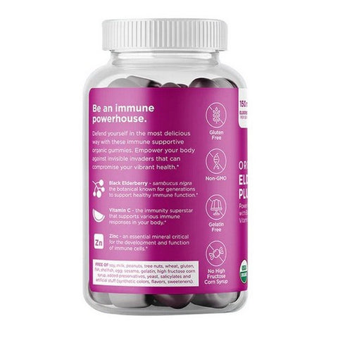 Hylands, Organic Elderberry Gummies, 60 Count