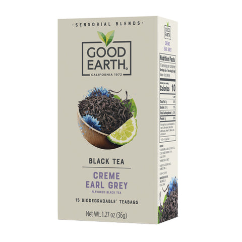 Good Earth Teas, Sensorials Earl Grey, 15 Bags