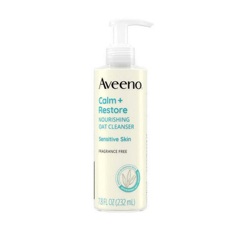 Aveeno, Calm + Restore Nourishing Oat Cleanser, 7.8 Oz Aveeno